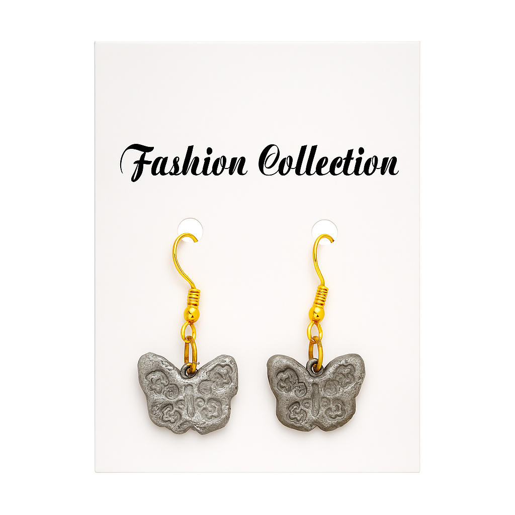 Vintage Butterfly Dangle Earrings – Lightweight Handmade Jewelry for Women
