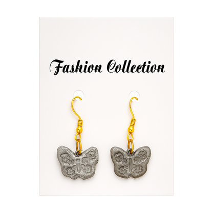 Vintage Butterfly Dangle Earrings – Lightweight Handmade Jewelry for Women
